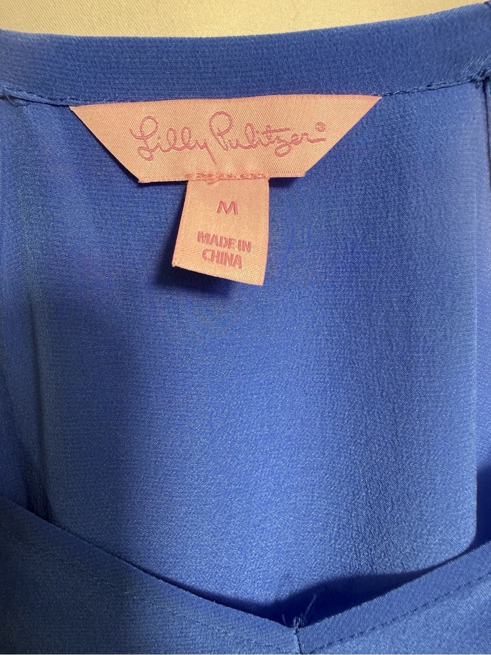 Lilly Pulitzer 100% Silk Camisole Size M - Picture 3 of 4